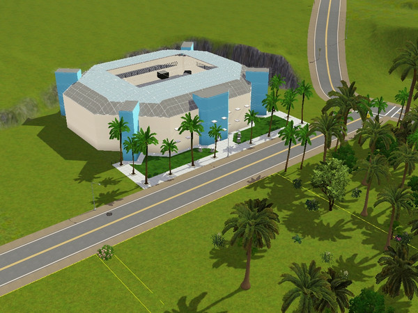 Sims 3 — Trigger Fish Stadium by philfloyd — Trigger Fish Stadium An alternative Stadium to the original one. I used the