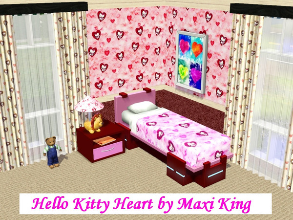 Sims 3 — Hello Kitty Heart by maxi king — 
