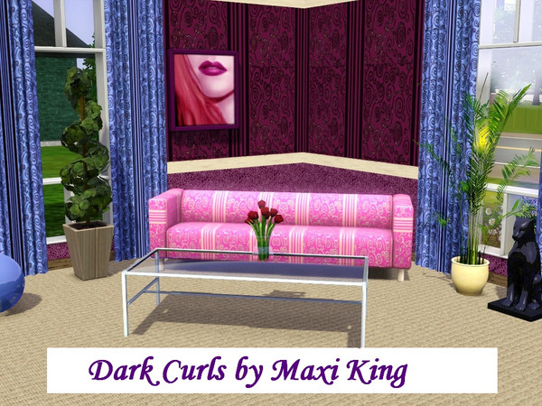 Sims 3 — dark curls by maxi king — 