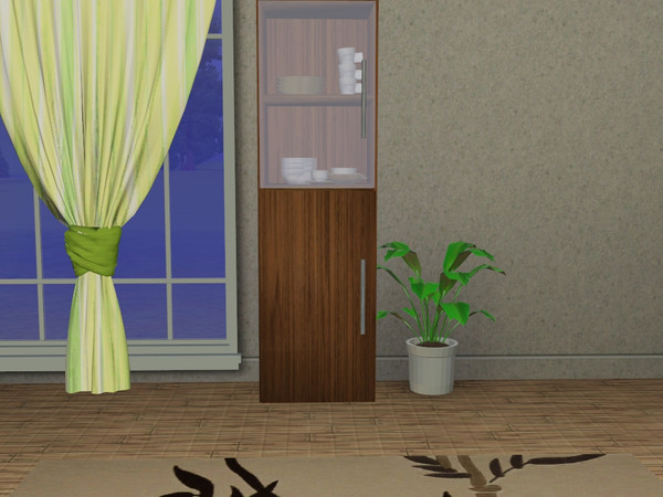Sims 3 — Dinigroom Florence Vitrine (with Spots) by CaliDea — Dinigroom Florence Vitrine (with Spots)