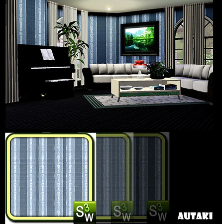 Sims 3 — Wall art 06 by autaki — Pattern by autaki