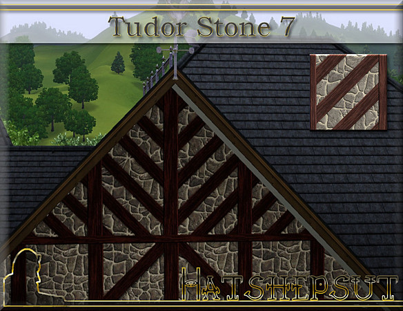 Sims 3 — Tudor Stone 7 by hatshepsut — Part of the Tudor Stone pattern set