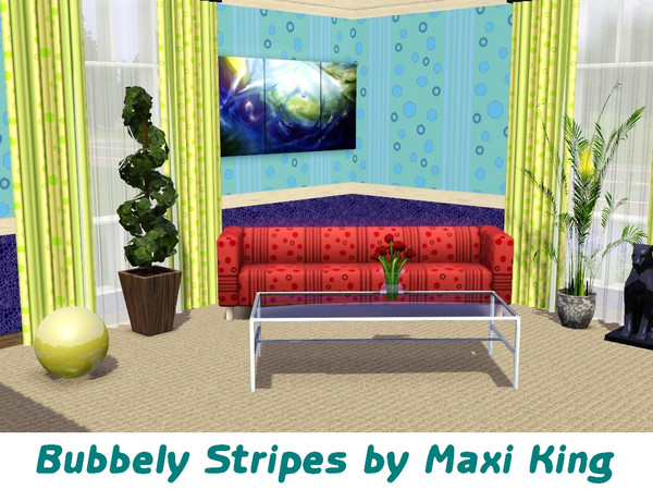 Sims 3 — bubbely stripes by maxi king — 