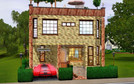 Sims 3 — little Big House by angelcs — Little Big House is a modern house which measures only 9x9 (10x10 in the plot),