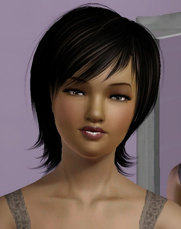 Sims 3 — Reena by shark212 — Reena Hair by Rosesims,Skintone:Ladyfrontbum Silk,Lipstick:Daluved,Eyes:Lemonleaf,Outfit by
