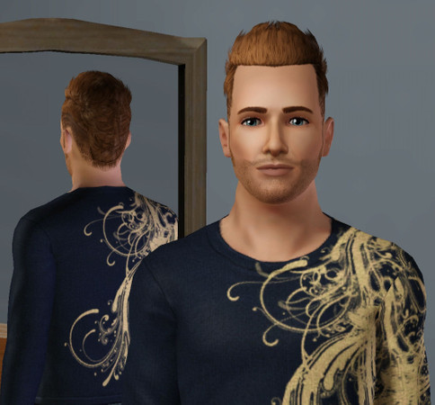 Sims 3 — Liam Maison by xxxmilknhoney — Ambitious, Athletic, Brave, Charismatic, Great Kisser. Lifetime Wish: