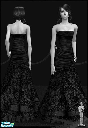 Sims 2 — Oscar Dresses 2008 - Mesh Siluetta Afdoublelayeroscardress by Siluetta — Wide alphaeditable layer above gown.