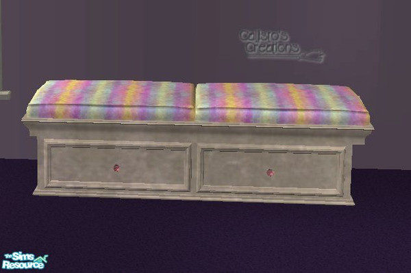 Sims 2 — Calli_S2AT4_Chez Moi teen bedroom - Windowseat by Callisto149 — Another recolor of phoenix_phaerie\'s awesome