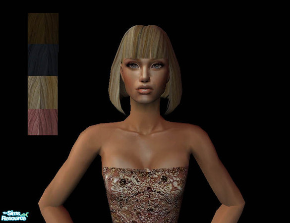Sims 2 — Chic Hair by owaizzz — A new hair mesh for chics contains four streaked recolors mesh is included