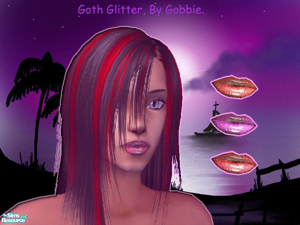 Sims 2 — Goth Glitter by gobby — 