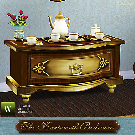 Sims 3 — Kentworth Hope Chest by Cashcraft — Antique hope chest for keepsakes and other special items. Created by