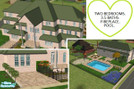 Sims 2 — Simple Mansion by mirandababy — [[**FIRST FLOOR.**]] >. kitchen with breakfast bar, and a dining table