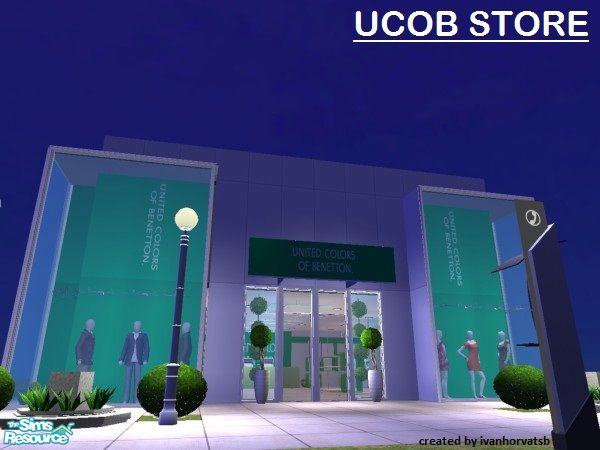 Sims 2 — UCOB STORE by ivanhorvatsb — UCOB STORE (Complete it furnishing and decorating)
