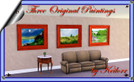 Sims 3 — Three Original Paintings By Keilorr by keilorr — A set of Three Original Paintings created by myself. Painting 1