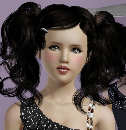 Sims 3 — Melanie by Precious_Sims — Melanie Hair:Newsea Kitty,Eyes #13 by Tifa,Skintone Subaxi SWV,Lipstick Tifa