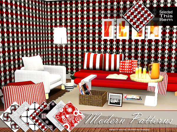 Sims 3 — Modern2 (Pattern) by brandontr — BrandonTR at TSR