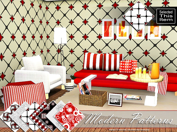 Sims 3 — Modern4 (Pattern) by brandontr — BrandonTR at TSR