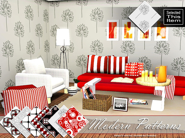 Sims 3 — Modern5 (Pattern) by brandontr — BrandonTR at TSR