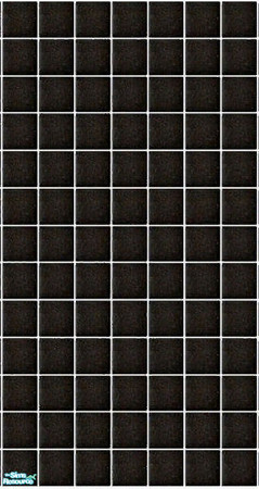 Sims 2 — Walls \'n\' Floors - Black Wall Tiles by DragonFly9889 — 