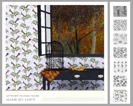 Sims 3 — Autumn Tufted Vetch by Loft — pattern by Loft
