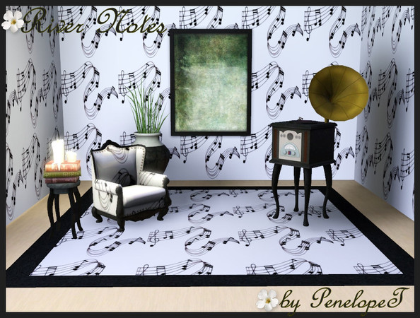 Sims 3 — River Score Pattern by PenelopeT — Pattern can be found under the 'Themed' category. Enjoy! ~ PenelopeT