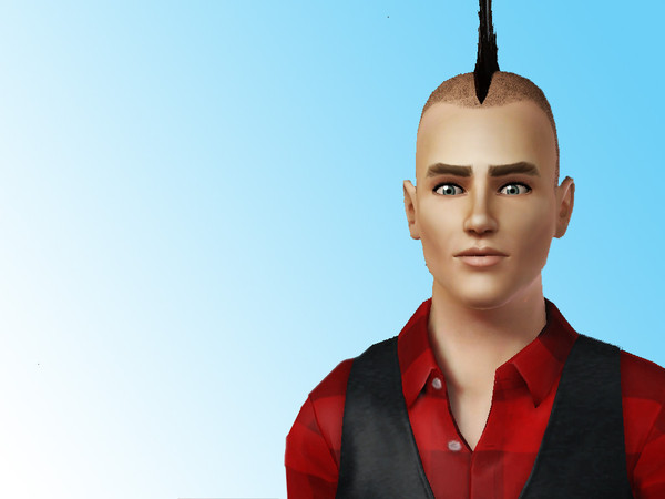 Sims 3 — Eli Daniels by mookie2325 — Committed to his music, his rock persona sometimes gives him a hard edge that people