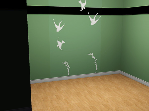 Sims 3 — Swallows Wallpaper Set by HannahandCaleb — 