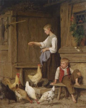 Sims 3 — Para_Albert Anker Prints 18 by paramiti — Price 600 Artist..Albert Samuel Anker... Born April 1831..Died July