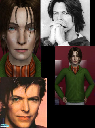 Sims 2 — David Bowie by ToxicFume — This is singer, David Bowie. He is one of the most recongized British singers out