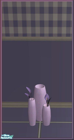 Sims 2 — NK Turano Add-On Pack Lavender - Vases by MoMama — A nice set of lavender vases with a bit of flowers. You can