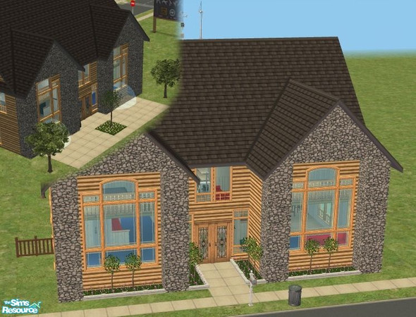 Sims 2 — Lot #537 by Kris2for — Nice house with 3 beds and a bath upstairs and the other bath and living downstairs. I