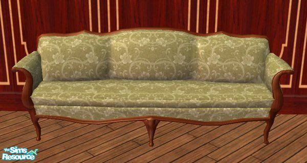 Sims 2 — D2DFloral Beige - Luxury Sofa by D2Diamond — This floral design brings a touch of class, and elegance for any