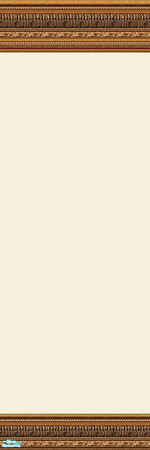 Sims 2 — jsf2StickleyMayonnaise by jsf — Light, and creamy paint is held in Stickley style mouldings. Please find in the