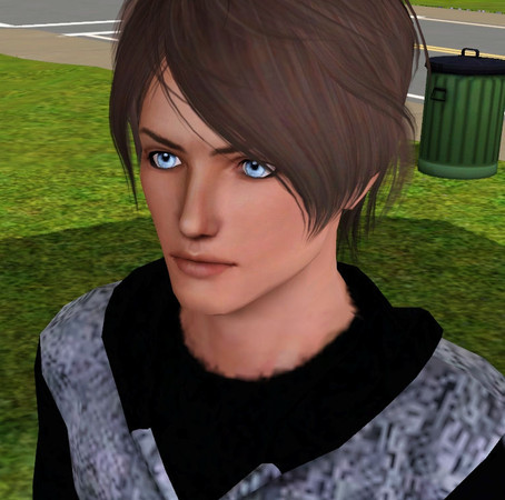 Sims 3 — FFviii Squall ver2 by majdarts — FFviii Squall ver2