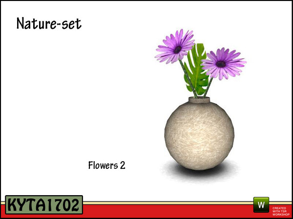 Sims 3 — Nature flower 2  by Kyta1702 — Mesh by Kyta1702 @ TSR - more creations @ http://simline-design.com/