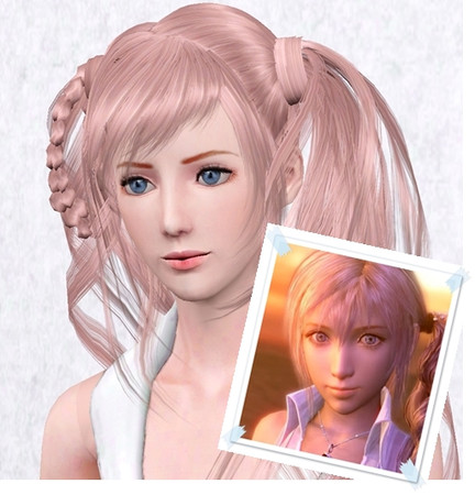 Sims 3 — Serah Farron FF XII by choco_ploy — Serah Farron from Final Fantasy XIII Skintone: Asian female skins made by