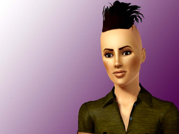 Sims 3 — Jessie Violet by mookie2325 — A smart artistic girl not letting society control what is beautiful and tell her