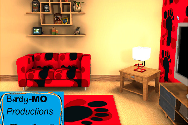 Sims 3 — Foot Splatter by chaosgirl6 — Large foot with underlyin dark red splatter. Great for furniture. My first upload,