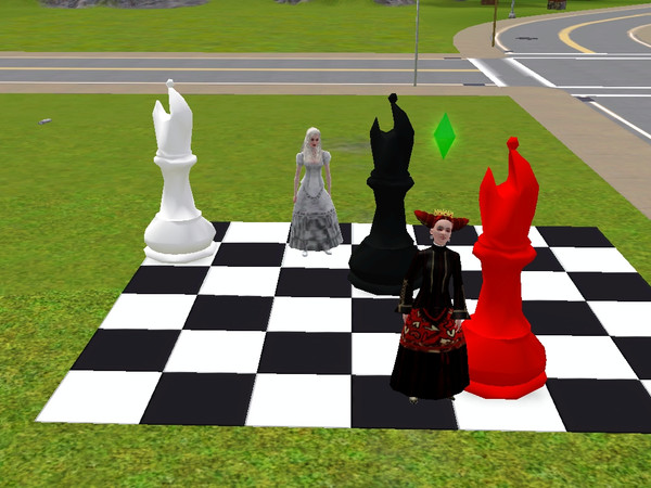 Sims 3 — Chess Piece - Bishop by murfeel — Decorative chess piece. 444 polys. The Bishop has probably suffered more