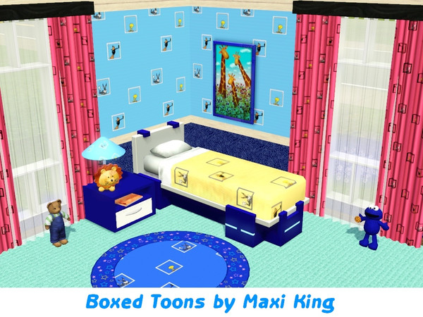 Sims 3 — Boxed Toons by maxi king — Sorry the boxwe turned grey and you only can have them grey or black then but it