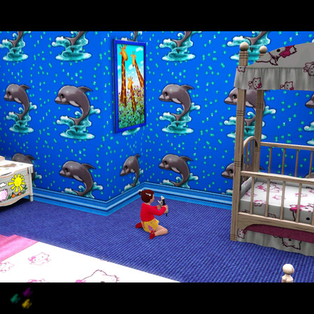 Sims 3 — Jungle 03 by Flovv — Pattern made from Vuduberi's picture. Kids will sure like it in their rooms or on their