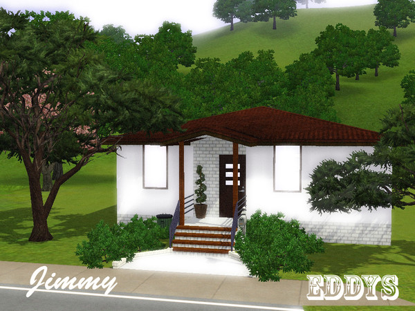 Sims 3 — Jimmy by eDDys by eddys — Very cosy starter house for single or couple. One bedroom, bathroom, open kitchen,