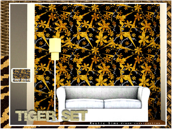 Sims 3 — Flower Leopard by ginebra — After so long, here the first set of this season more feline wild style, with