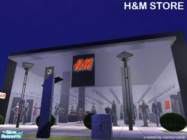 Sims 2 — H&M STORE by ivanhorvatsb — H&M STORE (Complete it furnishing and decorating)