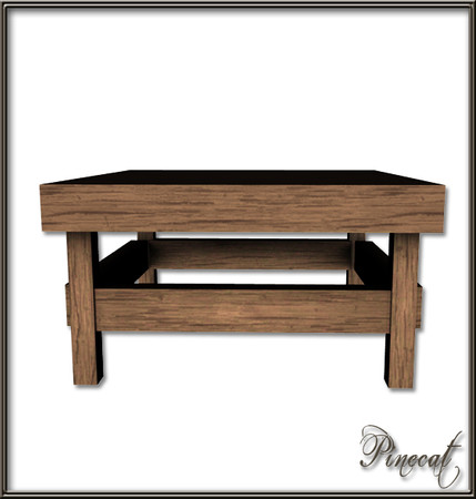 Sims 3 — Brookhaven Coffee Table by Pinecat — 