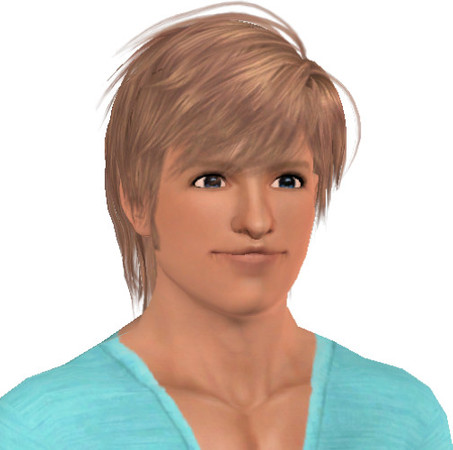 Sims 3 — Salem Donovan by tylerox12345 — Here is my first male Sim. He is one of those beach-goers. I do not know where
