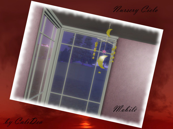 Sims 3 — Nursery Cielo Mobile by CaliDea — Nursery Cielo Mobile