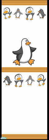 Sims 2 — \'My Little Penguin\' Bedroom Collection - Wall 2 by shadow66 — From \'My Little Penguin\' Bedroom Collection:-