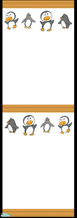 Sims 2 — \'My Little Penguin\' Bedroom Collection - Wall 1 by shadow66 — From \'My Little Penguin\' Bedroom Collection:-