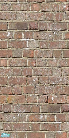 Sims 2 — Brick With Paint Splatter by katalina — White paint splattered brick. Can also be used in an industrial setting